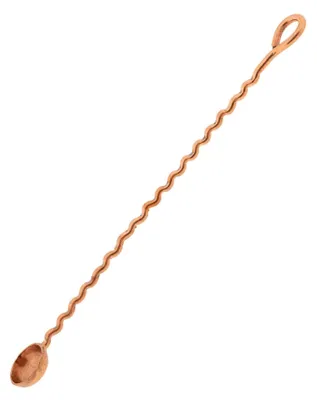 Produktbild von Kupferne Räucherlöffel mit Rillenhandgriff