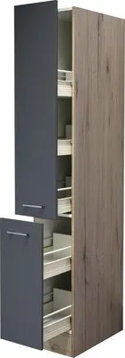 Obrázok produktu pre Potravinová skriňa Flex Well Tiago 30x200 cm čadičová sivá