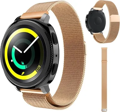 Produktbild von Strap-it Samsung Gear Sport Milanese Band (Roségold)