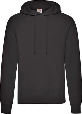 Produktbild von Fruit Of The Loom Herren Kapuzenpullover / Hoodie / Kapuzensweater BC366 (XL) (Schwarz)
