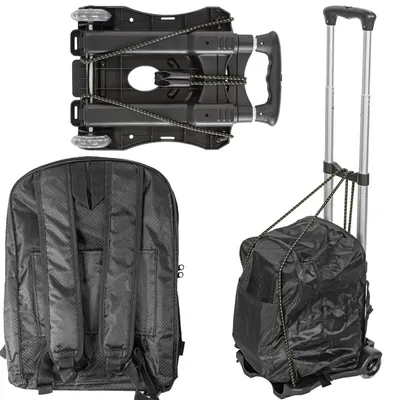 Immagine prodotto di Carrello a piattaforma con borsa, pieghevole, 40 kg