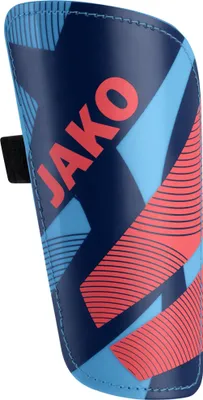 Zdjęcie produktu dla Ochraniacze goleni unisex River Basic - 2775, kolor: błękitny/granatowy/koralowy, rozmiar: XS