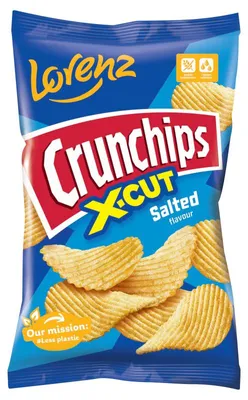 Immagine prodotto di Crunchips X-Cut, patatine di patate salate, 130 g