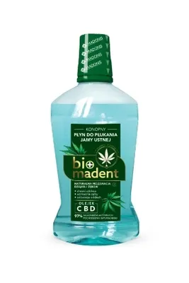 Produktbild von Natürliche Bio-Hanf-Mundspülung für Frischen Atem und Mundpflege, 500 ml