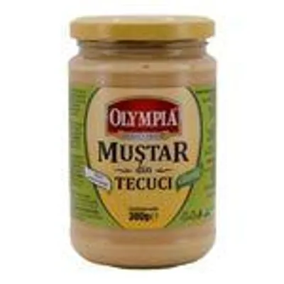 Olympia Mustar din Tecuci Clasic 300g – Traditioneller Senf ohne Konservierungsstoffe