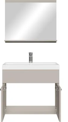 Immagine prodotto di Mobile da bagno Montreal Set 02 60 x 35 cm – Cashmere – con specchio