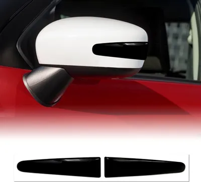 Productafbeelding van beschermkappen voor auto, zwart, 2 stuks, zelfklevend