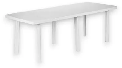 Immagine prodotto di Tavolo componibile da esterno giardino in resina bianca 6 gambe Trio