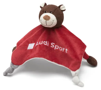 Productafbeelding van PREMIUM Knuffeldoekje, zacht doekje, doekje om aan te knuffelen. Baby / Origineel voor Audi Sport