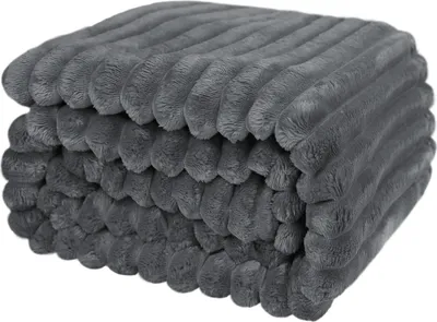 Produktbild von Kuscheldecke 200x230 cm - Warme Flausige Bettüberwurf Decke und Sofadecke - Ideale Geschenke für Mama, Frauen und Freundin