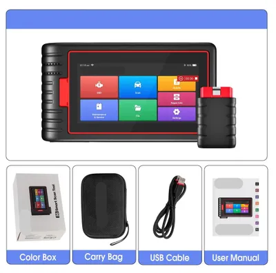 Image de Scanner OBD2 - OBD - Ordinateur de diagnostic - Effacement des codes d'erreur - Appareil de diagnostic - Lecteur de données automobile