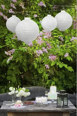 Produktbild von LED Lampion Summer Nights weiß 30cm
