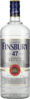 Image de Finsbury 47 London Dry Gin Platinum Edition 47% Vol. 1l