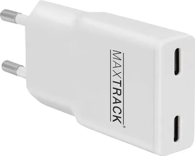 Produktbild von Schnellladegerät 2 x usb c Ausgang, pd 30 w und qc 3.0