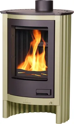 Image de HS FLAMINGO poêle MASTERFLAMME Piccolo I - olive