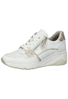 Produktbild von Bama Sneaker aus Leder mit herausnehmbarer Decksohle, Memory-Foam und Reißverschluss