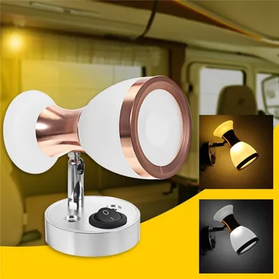 Productafbeelding van Winkelverstelbaar LED leeslamp met dubbele lampen, wandlamp, spotlicht, boekenlamp, wit/warm wit - natuurlijke kleur