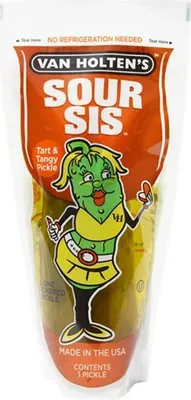 Produktbild von Van Holtens - Sour Sis Pickle-In-A-Pouch (MHD 15.03.2025)