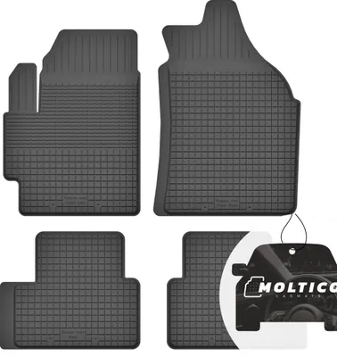 Produktbild von Gummimatten mit Rand Auto Fußmatten Gummi Automatten Passgenau 4-teilig Set - passend für Daewoo Matiz 1998-2003