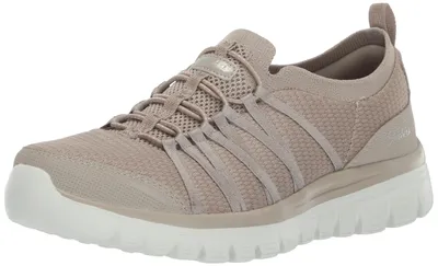 Image de Baskets Skechers pour femmes, modèle Graceful Soft Soul, couleur taupe, taille 38,5 (EU)