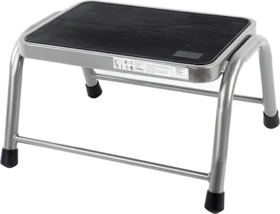 Produktbild von Trittstufe XL 38x26 cm Grau 24cm hoch  bis max 150kg Einstieg Hocker