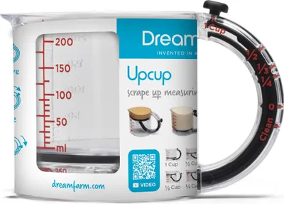 Produktbild von DREAMFARM | Messbecher, UPCUP, klar, 250 ML