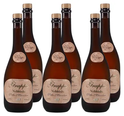Produktbild von Villa Mazzolini Grappa Nebbiolo (6 x 0,7L)
