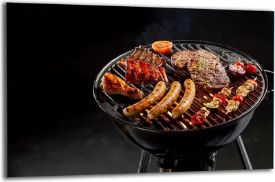 Produktbild von Herdabdeckplatte Glaskeramikkochfeld-Abdeckung Spritzschutz Glas 80x52 Grill