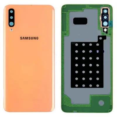 Immagine prodotto di Samsung GH82-19467D Copertura della batteria per Galaxy A70 A705F Arancione Pezzo di ricambio Nuovo