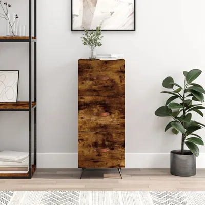Obrázek produktu pro vidaXL Příborník kouřový dub 34,5x34x90 cm výrobek ze dřeva