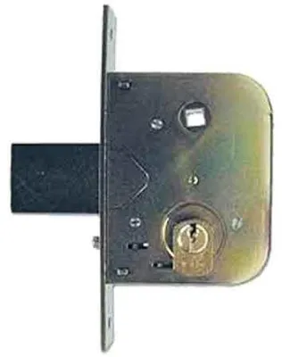 Immagine prodotto di SERRATURA AD INFILARE PER CANCELLI ART. 604 ISEO E45 - Scatola 83x105 mm