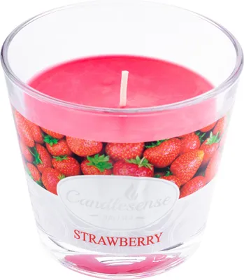Obrázek produktu pro Dekorativní vonná svíčka ve skle Strawberry
