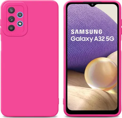 Obrázok produktu pre Cadorabo puzdro pre Samsung Galaxy A32 5G Protective Cover in Pink TPU Silicone Case Cover