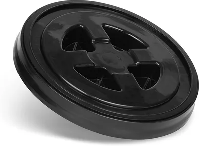 Produktbild von Eimer-Deckel Schwarz - Ideal für Wascheimer, professionelle Autowäsche