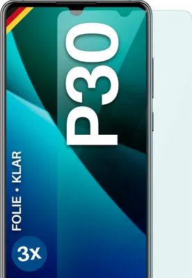 Produktbild von moex® 3x Schutzfolie kompatibel mit Huawei P30 - Displayschutzfolie dünn Folie, Klar