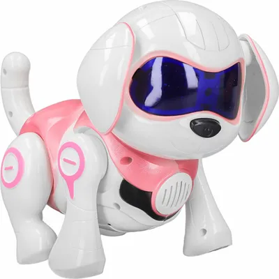 Zdjęcie produktu dla Interaktywna, piękna, inteligentna zabawka dla psów, z muzyką i światłem, tańczący robot, zabawka dla dzieci, prezent urodzinowy, różowa