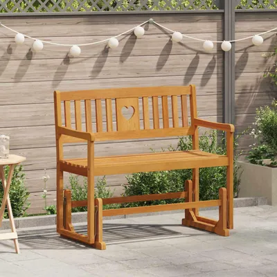 Produktbild von Möbel Garten Schaukeltbank Natur 110 x 59 x 97 cm Massivholz AkazieGartenbänke - Gartenbänke c6991