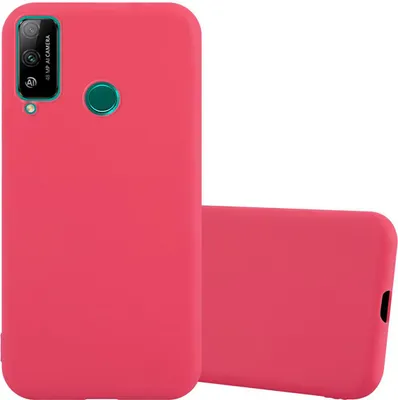 Produktbild von Cadorabo Hülle für Honor PLAY 4T Schutzhülle in Rot Handyhülle TPU Silikon Etui Case Cover