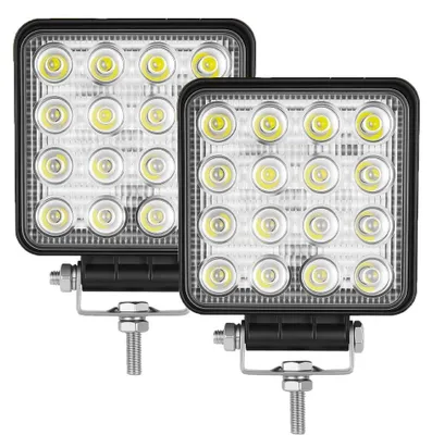 Image de Lampe de travail LED, étanche, luminosité de 3400 à 4800 lumens, lot de 2 projecteurs