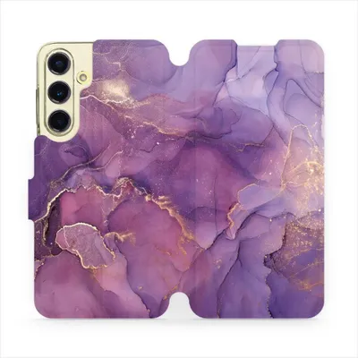 Produktbild von Handyhülle mit klappe für Galaxy S24 FE, Mobiwear Book, Violett