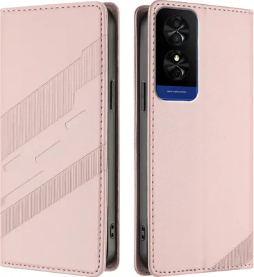 Obrázek produktu pro Pouzdro pro TCL 50 5G/TCL 50 SE,Polyuretankožené peněženkové pouzdro s přihrádkou na karty a funkcí stojánku Pink