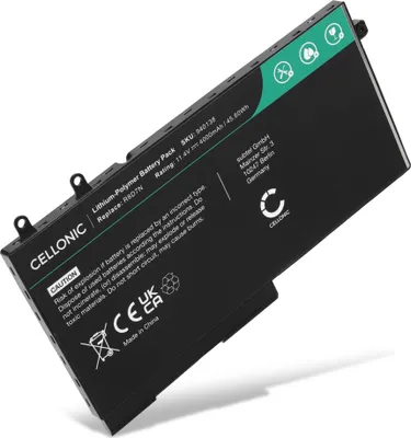 Produktbild von CELLONIC 1x Akku für Notebook Kompatibel mit Dell Latitude 5400, Latitude 5410, Latitude 5510, R8D7N - (4000mAh, 11.4V)