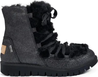 Produktbild von Primigi Mädchen Stiefeletten Schwarz gefüttert, Reißverschluss, Schnürung, 12,5 cm Schafthöhe