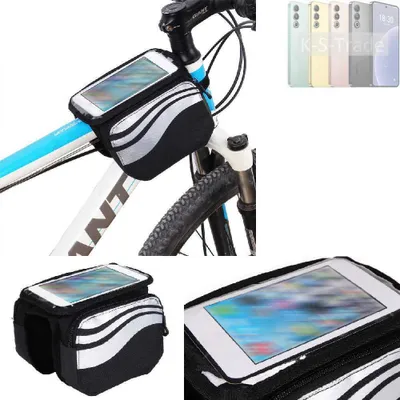 Produktbild von K-S-Trade Rahmentasche Fahrrad-Halterung kompatibel mit Meizu 21 Rahmenhalterung Fahrrad Handyhalterung Fahrradtasche Handy Smartphone Halterung Bike