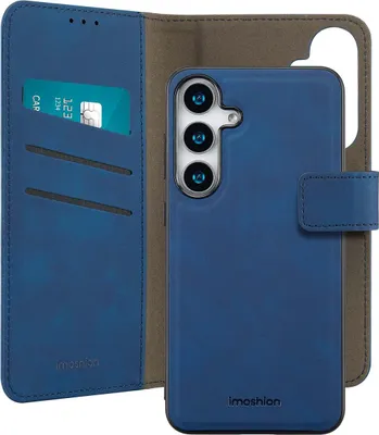 Productafbeelding van imoshion Uitneembare 2-in-1 Luxe Bookcase voor de Samsung Galaxy S25 Plus - Blauw