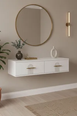 Produktbild von Skye Decor, Hochwertiger Dresser (Elterncode) - Weiß, 120 cm, Melamin, Modern
