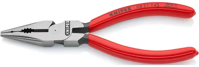 Obrázok produktu pre Špicaté kombinované kliešte 145 mm, izolované na ponorenie. Knipex | 4003773078951