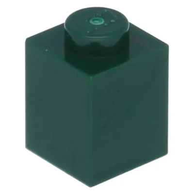 Produktbild von Lego® 1 Stück 3005 Stein Brick 1x1 Part Basic Steine 1 Dunkelgrün