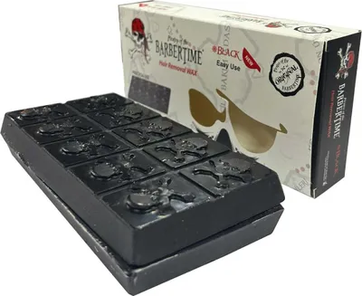 Immagine prodotto di BARBERTIME Cera calda Cera per depilazione Cera per depilazione 500g Nero