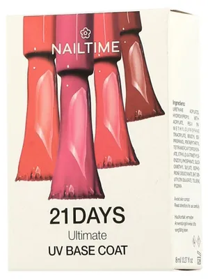 Imagen del producto de Base coat "Nailtime 21 Days Ultimate" (8 ml)